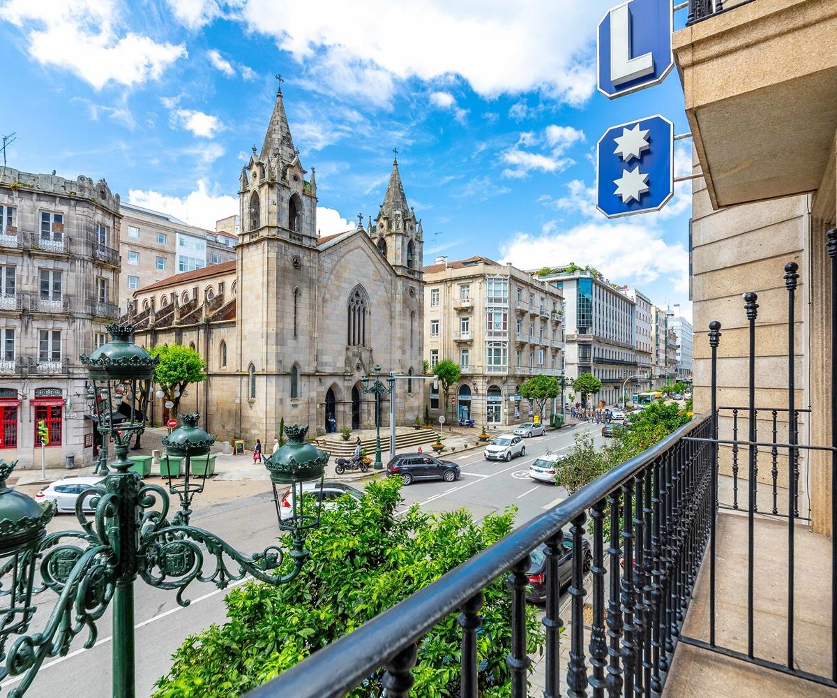 Hotel Atlantico Виго Экстерьер фото